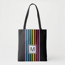 Custom Simple Rainbow Colours Stripes Pattern