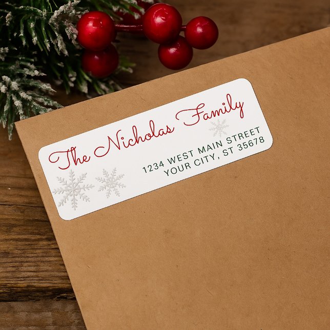 Custom Simply Stylish Typography Return Address (Creator Uploaded)