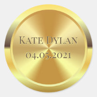 Custom Simulated Engraved Gold