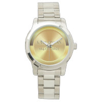 Custom Simulated Engraved Gold