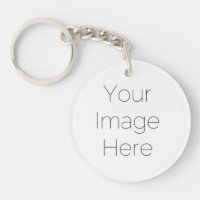 custom single photo Acrylic Keychain