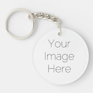 custom single photo Acrylic Keychain