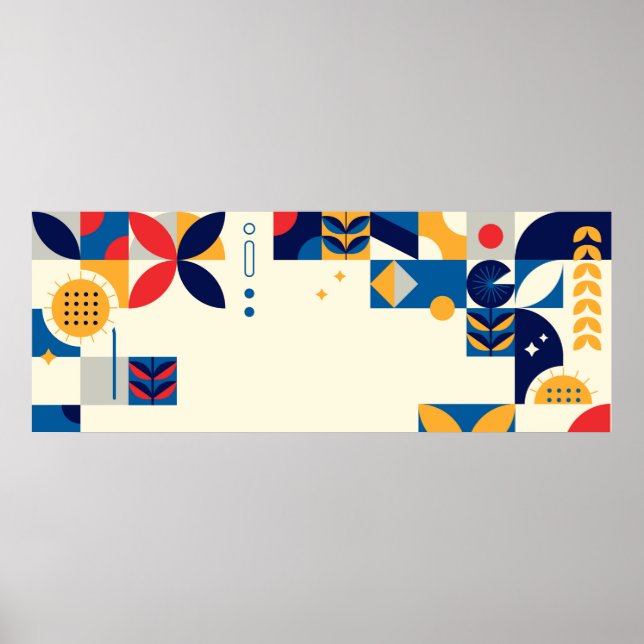 Custom Size Bauhaus Art Poster 6 (Front)