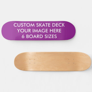 CUSTOM SKATE DECK 8 1/2" Skateboard PLUM PURPLE