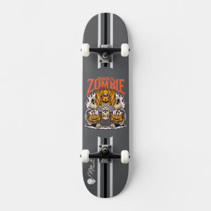 Custom Skateboard Deck - "Pumpkin Zombie" 