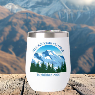 Custom Ski Lodge Winter Resort Snowy Mountain