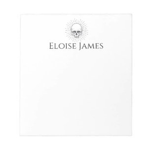Custom Skull Notepad