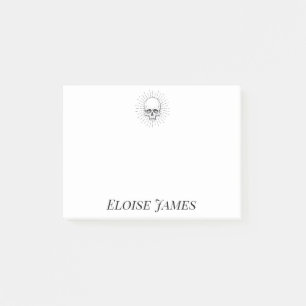 Custom Skull Post It Notes
