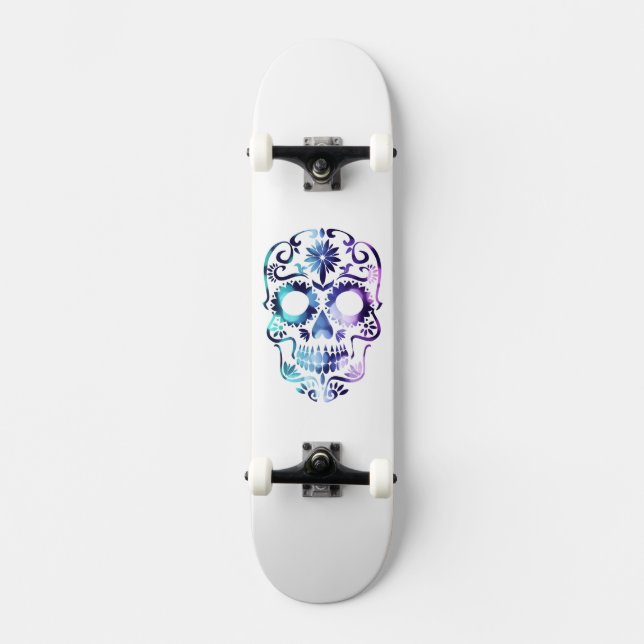 Custom Skull Skateboard (Front)