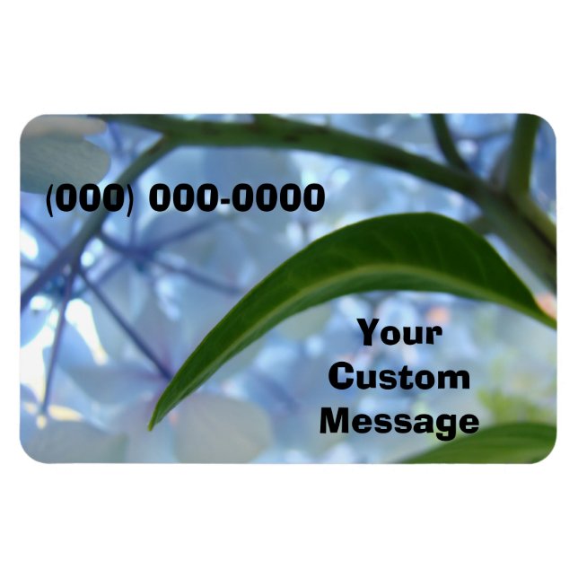 Custom Slogan Business Flexible Fridge Magnets (Horizontal)