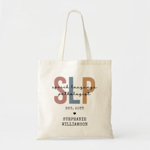 Custom SLP Speech Pathologist Speech Therapist  Tote Bag