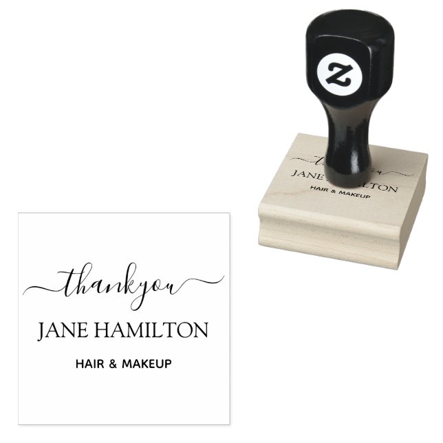 Custom Small Business Supplies Rubber Stamp (Stamped)