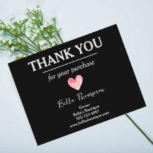Custom Small Business Thank You