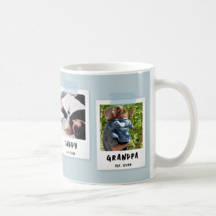 Custom Snapshot Style Father's Day Grandpa Gift Coffee Mug