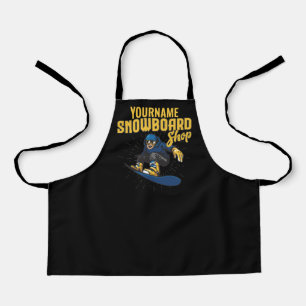 Custom Snow Boarder Snowboarding Shop Big Air  Apron