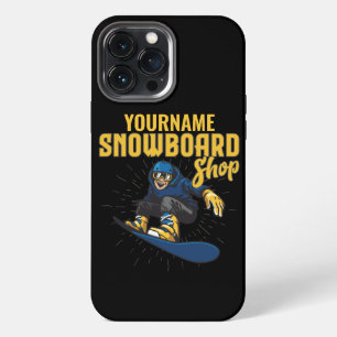 Custom Snow Boarder Snowboarding Shop Big Air iPhone 13 Pro Max Case