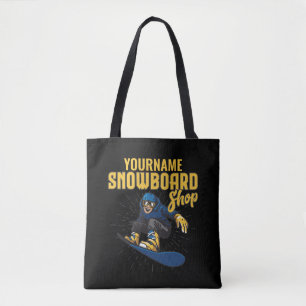 Custom Snow Boarder Snowboarding Shop Big Air Tote Bag
