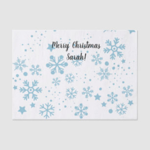Custom Snow Flake Tissue Paper