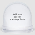 Custom Snow Globe Photo