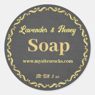 Custom Soap Lip Balm Product Label