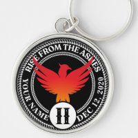 Custom Sober Coin Medallion with Phoenix