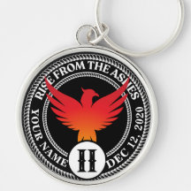 Custom Sober Coin Medallion with Phoenix
