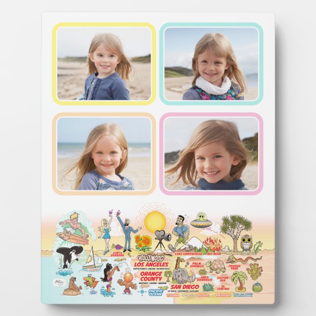 Custom SoCal 8x10 - 4 Up  Plaque (Front)