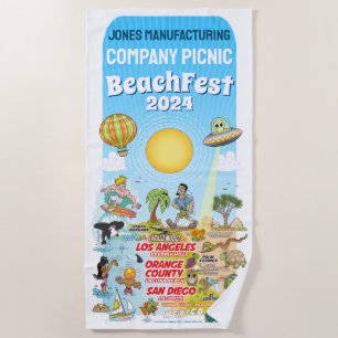 Custom SoCal Beach Towel