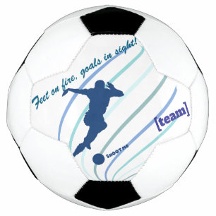 Custom Soccer Ball – "Feet on Fire, Goals in Sight