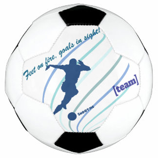 Custom Soccer Ball – "Feet on Fire, Goals in Sight
