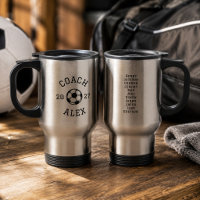 Custom Soccer Coach Appreciation End of Season