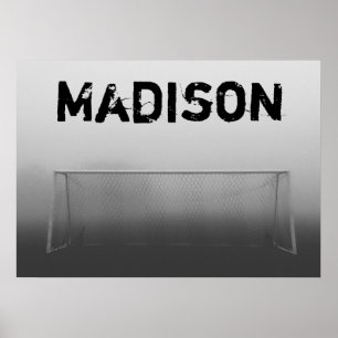 Custom Soccer (Football) Player / Team Name Poster