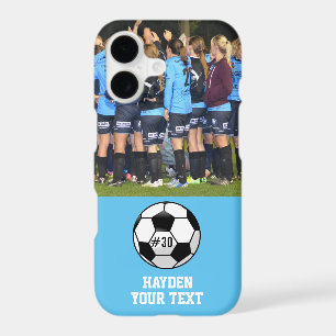 Custom Soccer Photo Collage Name Team Number