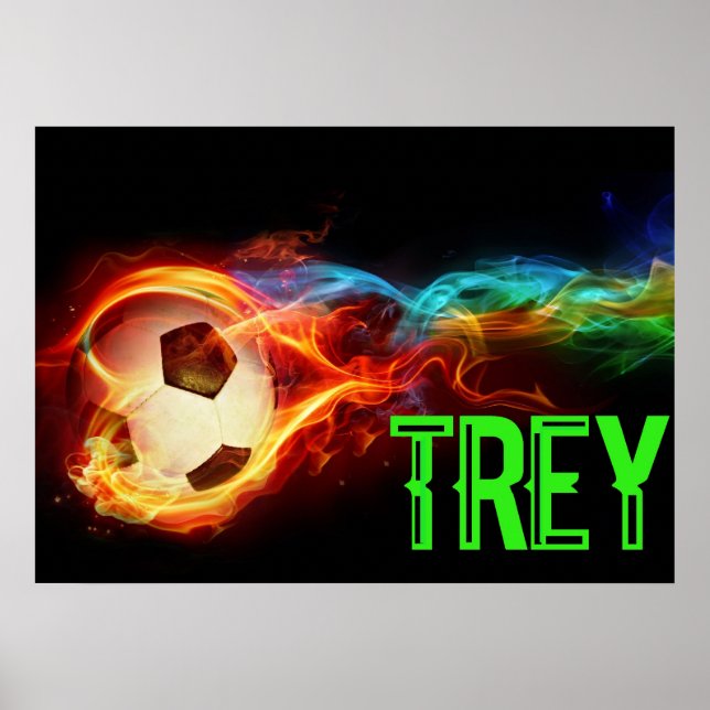 custom soccer poser kids will love poster (Front)