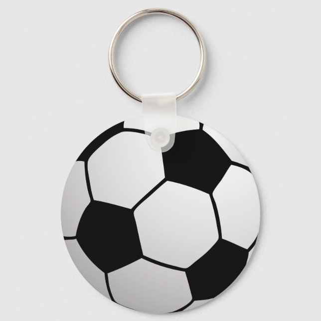 Custom SoccerBall for soccer Teams and Soccer Fans Key Ring (Front)