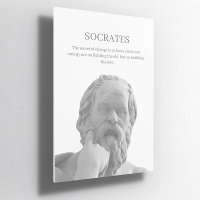 Custom Socrates inspirational quote Poster