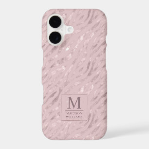 Custom Soft Blush Pink Light Gold Glitter Pattern
