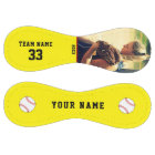 Custom Softball with Team Name Number Photo