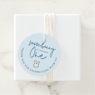 Custom Some Bunny is turning One 1st Birthday Favour Tags