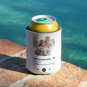 Custom Song Favorite Song One Photo  Coffee Mug Can Cooler