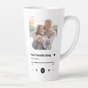 Custom Song Favourite Song One Photo  Coffee Mug