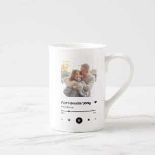 Custom Song Favourite Song One Photo  Coffee Mug L