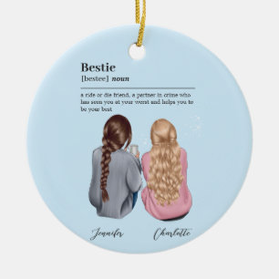 Custom Soul Sister Definition Ceramic Tree Decoration