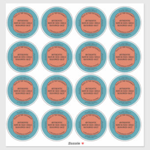 Custom Southwest Style Jar Box Tin Label Set