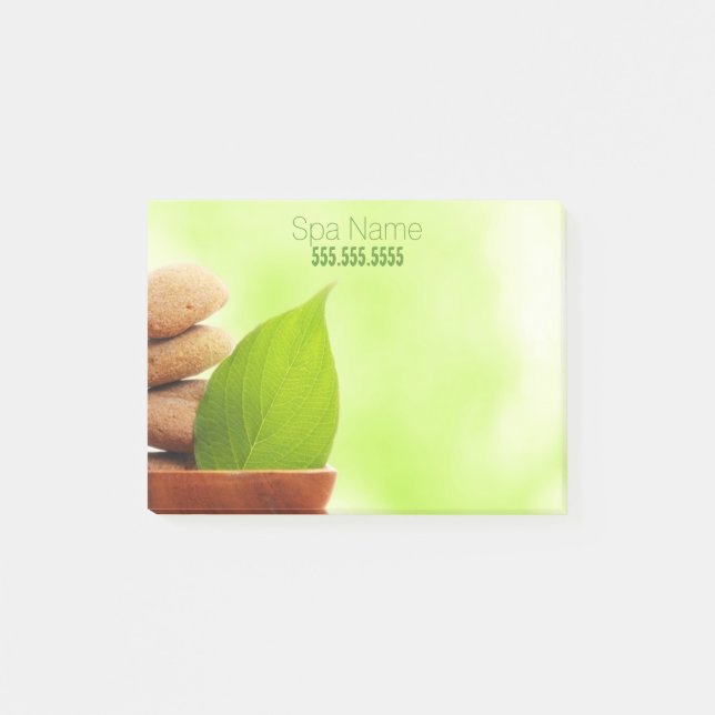 Custom Spa Post-it® Notes (Front)