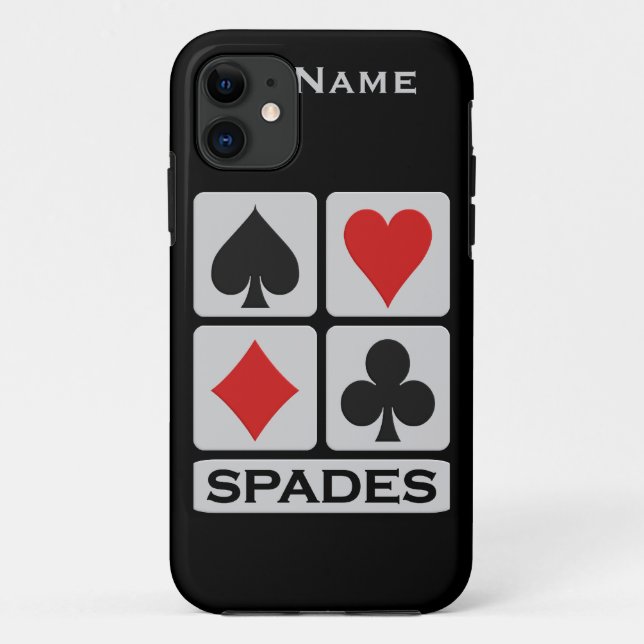 Custom Spades Player iPhone 5 Case-Mate Case (Back)