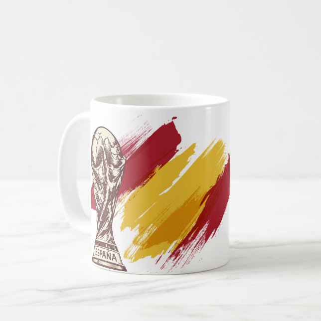 Custom Spain World Champions Mug (Front Left)