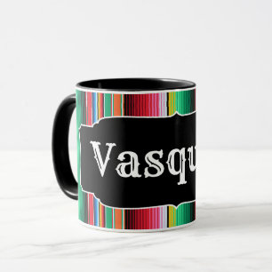 Custom Spanish Serape Mexican Blanket Personalised Mug