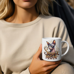 Custom Sphynx Cat Mum Mug Mother's Day 