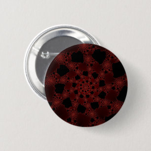 Custom Spiderweb Fractal Round Button